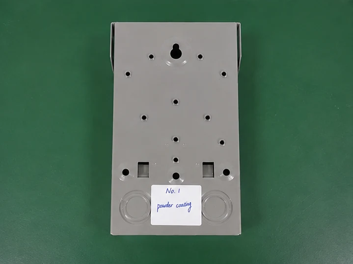 Sample A1 before neutral salt spray testing